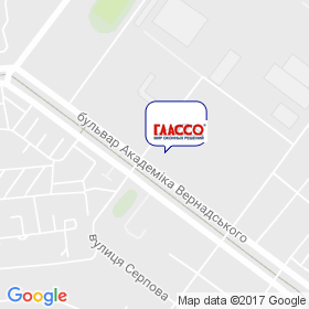 ГЛАССО на мапі ГЛАССО на мапі
