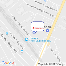 ЕЛЕКТРУМ на мапі ЕЛЕКТРУМ на мапі