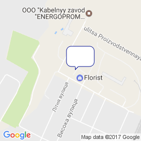 Кабельний завод "Енергопром" на мапі Кабельний завод "Енергопром" на мапі