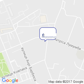 Європейська Будівельна Група на мапі