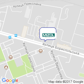 Мізол на мапі Мізол на мапі