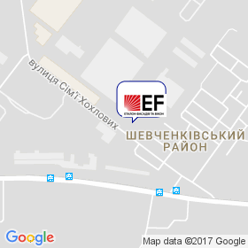 Компанія EF на мапі