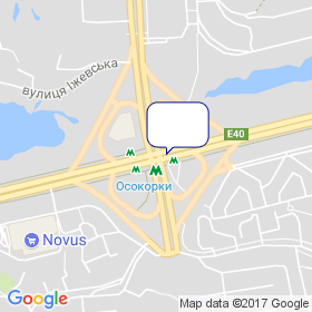 ЕВРОТРЕЙДІНГ на мапі ЕВРОТРЕЙДІНГ на мапі