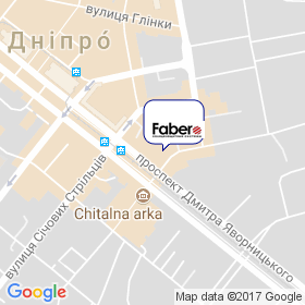 FABER на мапі FABER на мапі