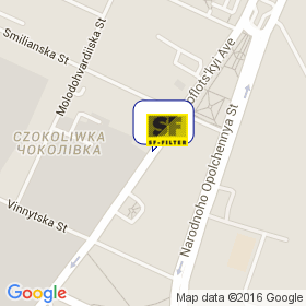 SF-Filter Ukraine на мапі SF-Filter Ukraine на мапі