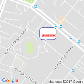 Форстор на мапі Форстор на мапі