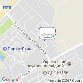 ФОРТЕХ на мапі ФОРТЕХ на мапі