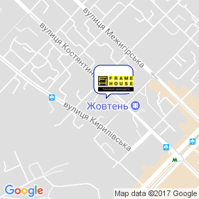 ФРЕЙМ-ХАУС ТМ на мапі ФРЕЙМ-ХАУС ТМ на мапі