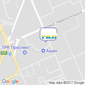 ГАЛ на мапі