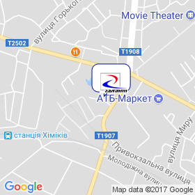 Галант на мапі Галант на мапі