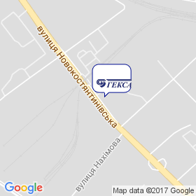 ГЕКСА УТП на мапі ГЕКСА УТП на мапі