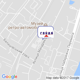 тм ГОЙДА на мапі тм ГОЙДА на мапі