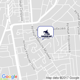 Блакитний кит на мапі