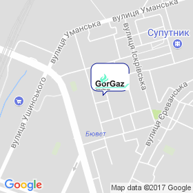 ГорГаз на мапі