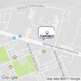 Гідровєс на мапі