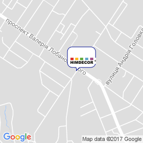 Химдекор на мапі Химдекор на мапі