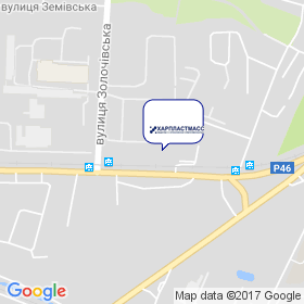 Харпластмасс на мапі