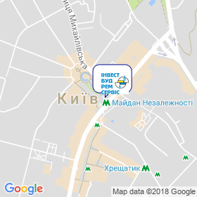 Інвестбудремсервіс на мапі Інвестбудремсервіс на мапі