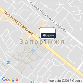 Indigo на мапі