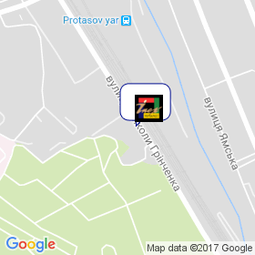 Інексукрпаркет на мапі