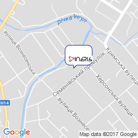 Інеріс на мапі Інеріс на мапі