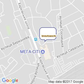 Інстех на мапі Інстех на мапі