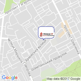 Интерьер-LUX на мапі Интерьер-LUX на мапі