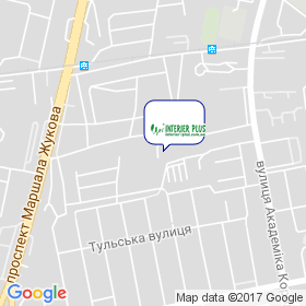 Интерьер Плюс на мапі Интерьер Плюс на мапі