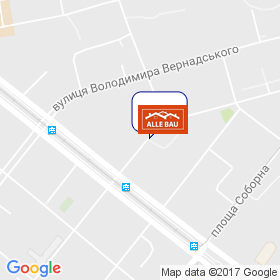 ALLE BAU на мапі ALLE BAU на мапі