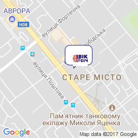 Івік-Січ на мапі