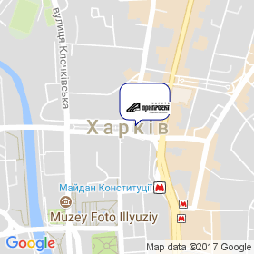 Харківархпроект на мапі