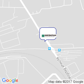 Київкран на мапі