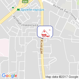 Профмет на мапі Профмет на мапі