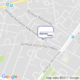 Кластер-Плюс на мапі Кластер-Плюс на мапі