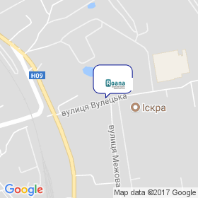 Роана на мапі Роана на мапі