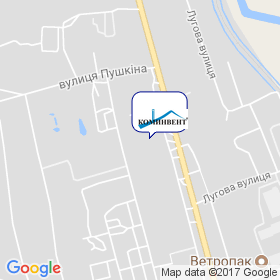 КОМІНВЕНТ на мапі КОМІНВЕНТ на мапі