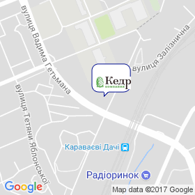 Компанія КЕДР на мапі
