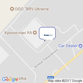 Кроноспан УА на мапі Кроноспан УА на мапі