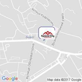 Кровля City на мапі Кровля City на мапі