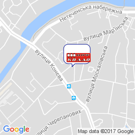 КВАДО, НВФ на мапі КВАДО, НВФ на мапі