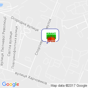 КВАНТ ПРОМ на мапі КВАНТ ПРОМ на мапі