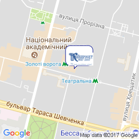 КИЇВНДІПРОЕКТ на мапі КИЇВНДІПРОЕКТ на мапі