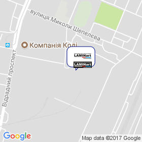 Ламінарт Україна на мапі Ламінарт Україна на мапі