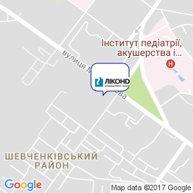 ЛІКОНД на мапі