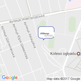 LEDDesign на мапі