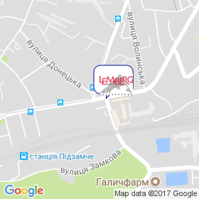 Лемберг, ВЦ на мапі Лемберг, ВЦ на мапі