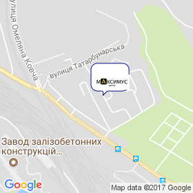 МАКСИМУС ЦЕНТР на мапі МАКСИМУС ЦЕНТР на мапі