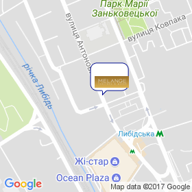 MELANGE на мапі