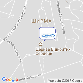 Мелос Центр на мапі Мелос Центр на мапі