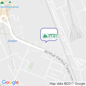 Метал-Плюс на мапі